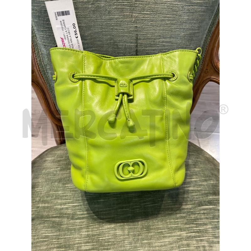 BORSA DONNA LA CARRIE VERDE MELA SECCHIELLO | Mercatino dell'Usato Pomezia 1