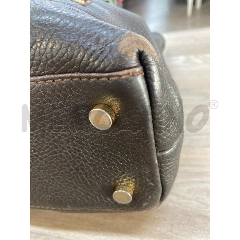 BORSA DONNA MARRONE PELLE BRICS | Mercatino dell'Usato Pomezia 2