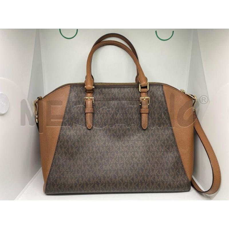 BORSA DONNA MICHAEL KORS MARRONE MONOGRAMM TRACOLLA | Mercatino dell'Usato Pomezia 3