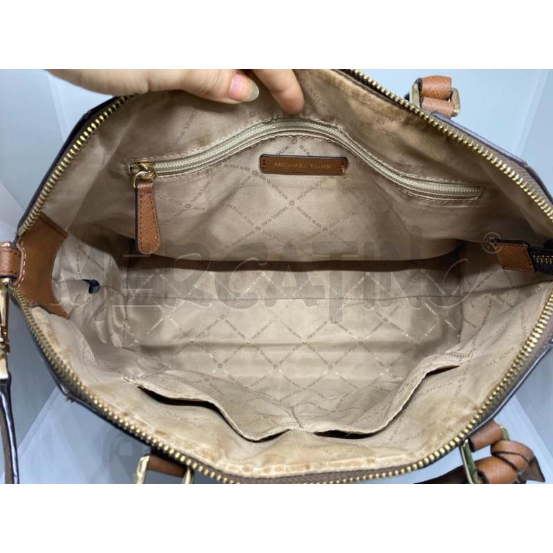 BORSA DONNA MICHAEL KORS MARRONE MONOGRAMM TRACOLLA | Mercatino dell'Usato Pomezia 5