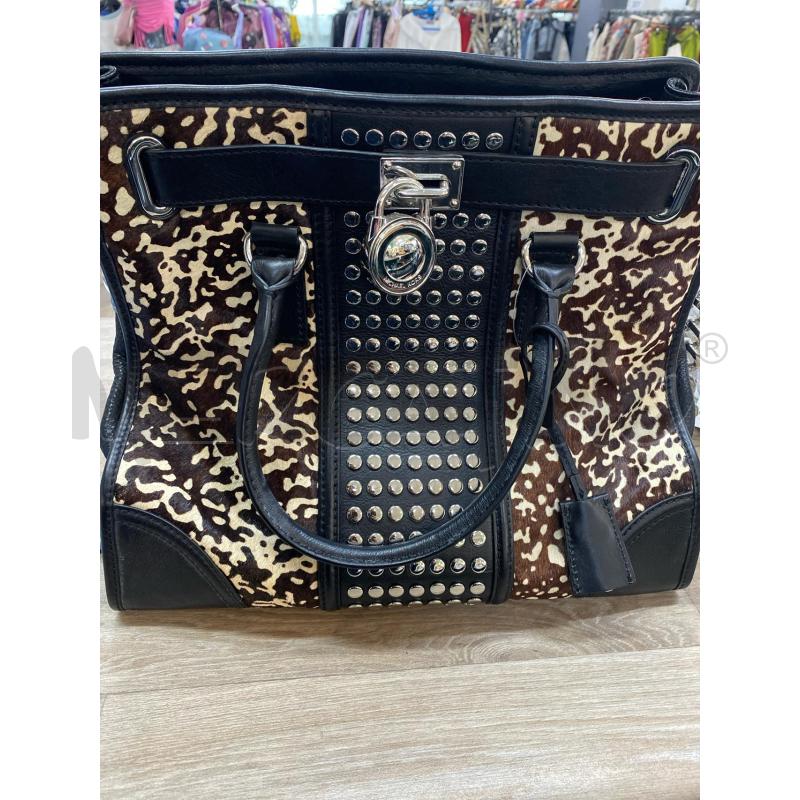 BORSA DONNA MICHAEL KORS PELLE DI VITELLO EFFETTO CAVALLINO | Mercatino dell'Usato Pomezia 1