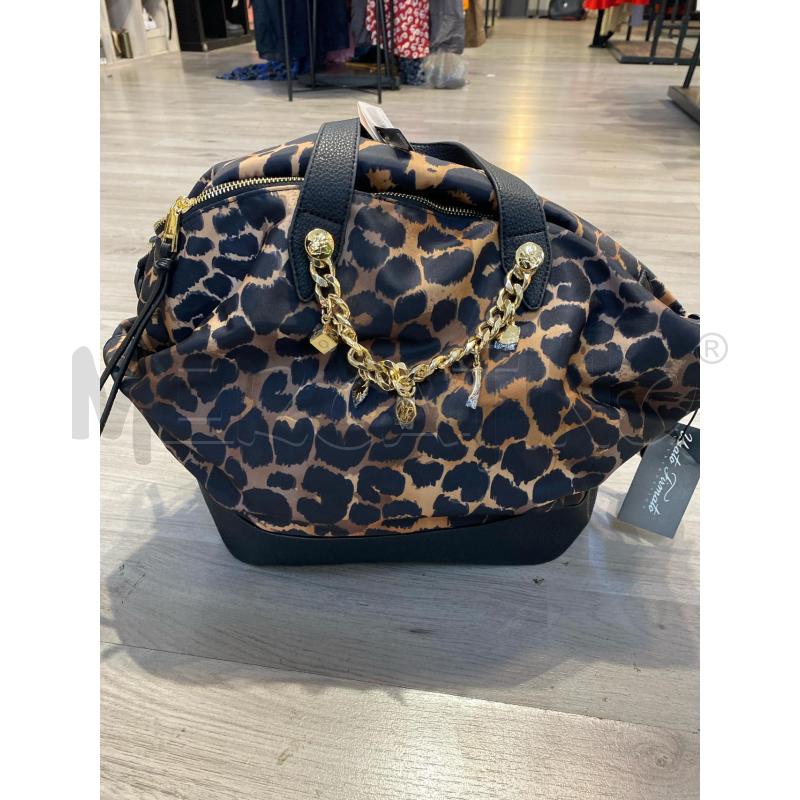 BORSA DONNA NERA LEOPARDATA Y NOT MILANO | Mercatino dell'Usato Pomezia 1
