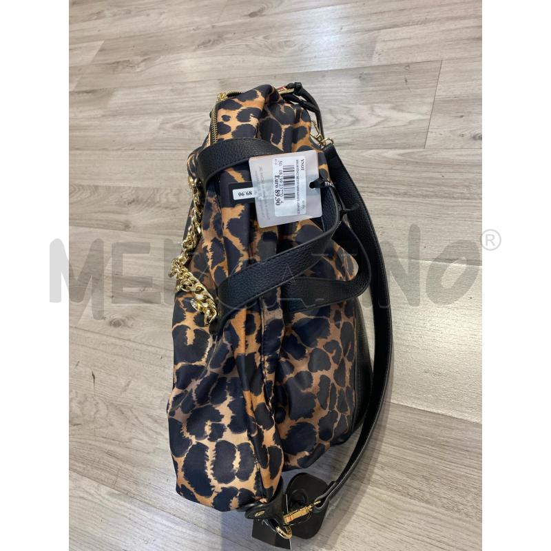 BORSA DONNA NERA LEOPARDATA Y NOT MILANO | Mercatino dell'Usato Pomezia 3