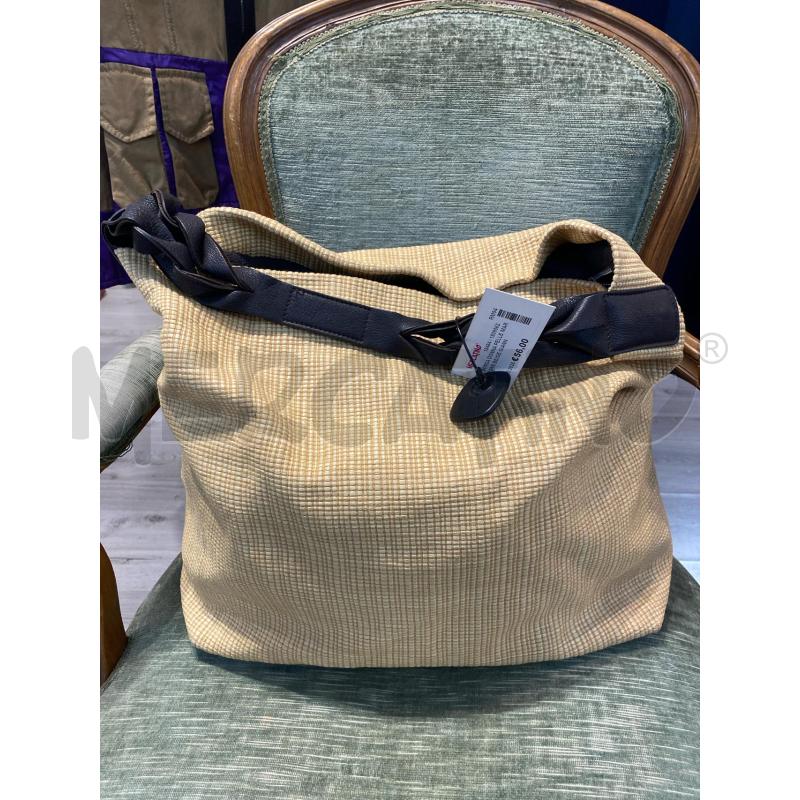 BORSA DONNA PELLE MARRONE BEIGE GIANNI CHAIRINI | Mercatino dell'Usato Pomezia 1