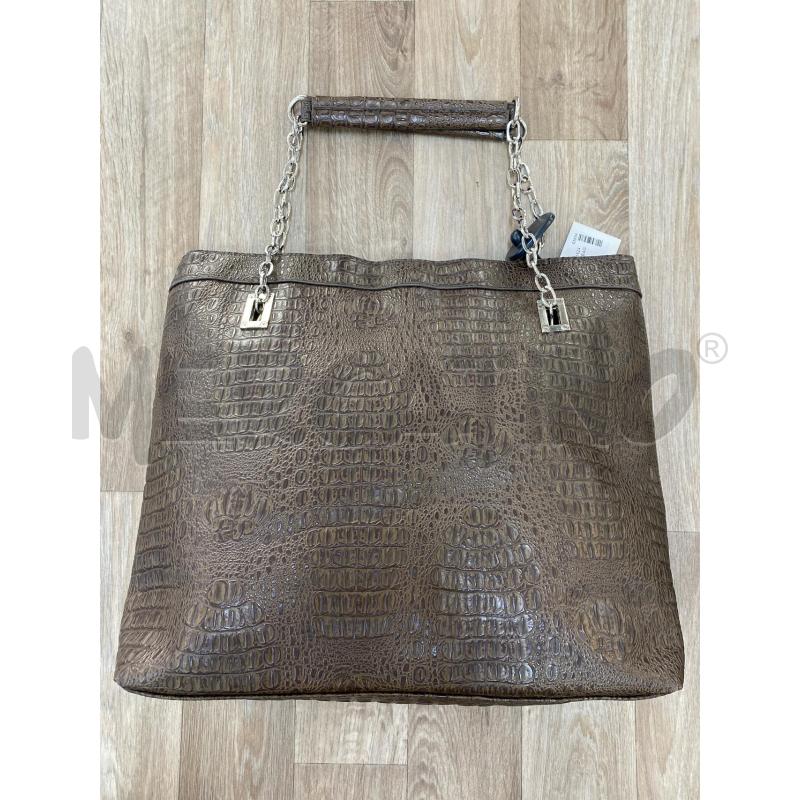 BORSA DONNA PINKO BAG MARRONE MANICI CATENE | Mercatino dell'Usato Pomezia 2