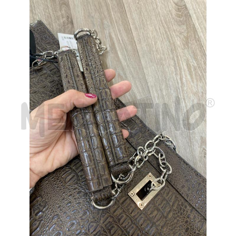 BORSA DONNA PINKO BAG MARRONE MANICI CATENE | Mercatino dell'Usato Pomezia 5