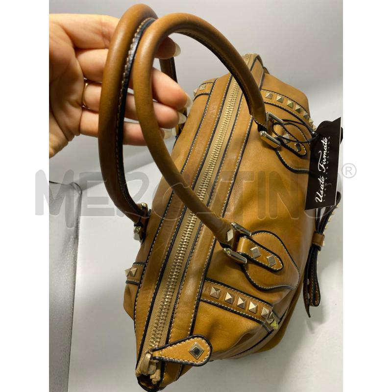 BORSA DONNA ROCKSTUD TOTE VALENTINO IN PELLE BEIGE BORCHIE | Mercatino dell'Usato Pomezia 5