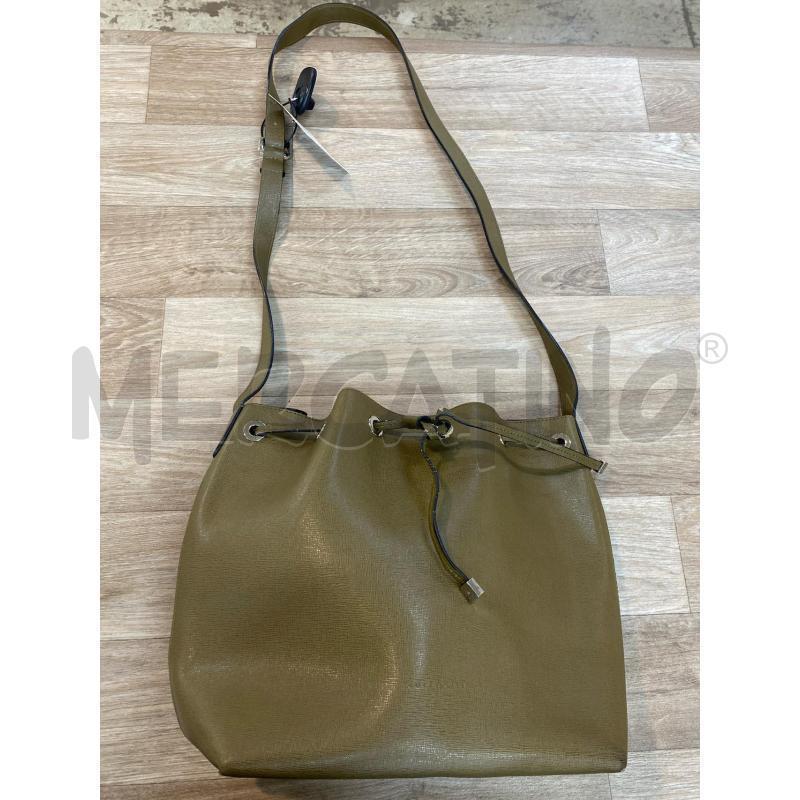 BORSA DONNA SECCHIELLO MARRONE COCCINELLE PELLE | Mercatino dell'Usato Pomezia 1
