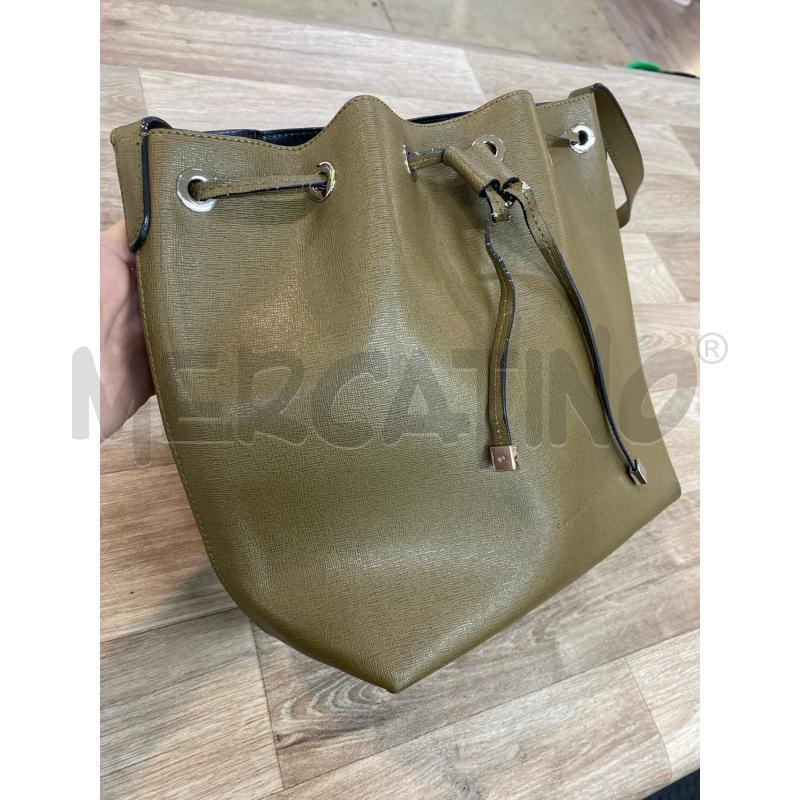BORSA DONNA SECCHIELLO MARRONE COCCINELLE PELLE | Mercatino dell'Usato Pomezia 2