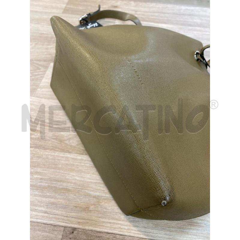 BORSA DONNA SECCHIELLO MARRONE COCCINELLE PELLE | Mercatino dell'Usato Pomezia 3