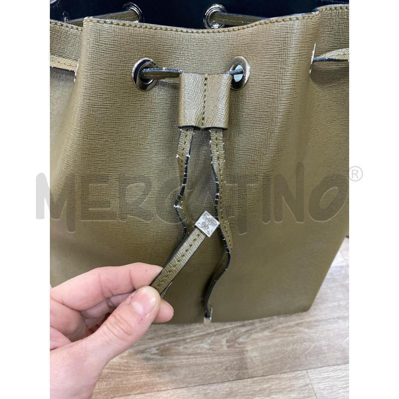 BORSA DONNA SECCHIELLO MARRONE COCCINELLE PELLE | Mercatino dell'Usato Pomezia 5