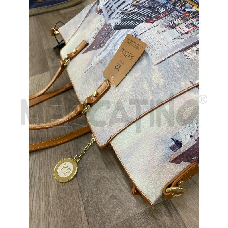 BORSA DONNA SHOPPER Y NOT NEW YORK | Mercatino dell'Usato Pomezia 2