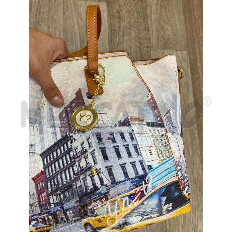 BORSA DONNA SHOPPER Y NOT NEW YORK | Mercatino dell'Usato Pomezia 4