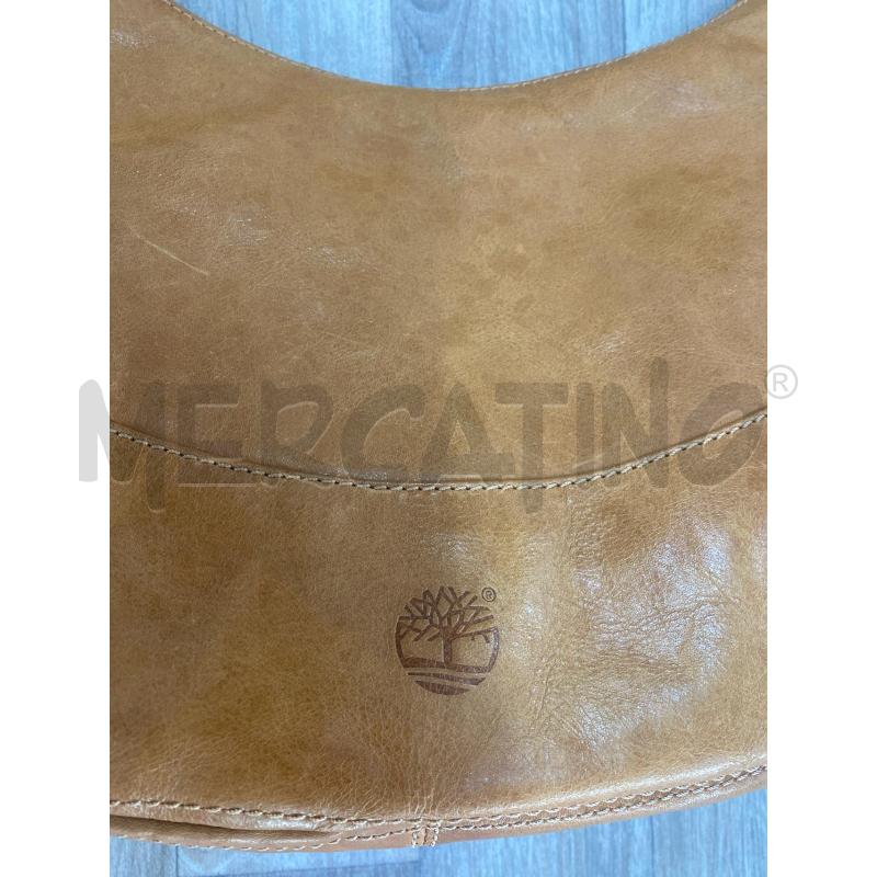 BORSA DONNA TIMBERLAND MORBIDA A SPALLA MARRONCINA | Mercatino dell'Usato Pomezia 2