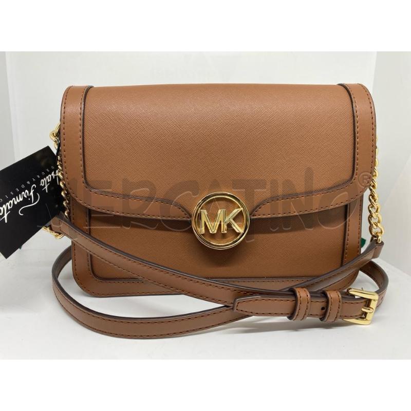 BORSA DONNA TRACOLLA MARRONE MICHAEL KORS JET SET PELLE | Mercatino dell'Usato Pomezia 1