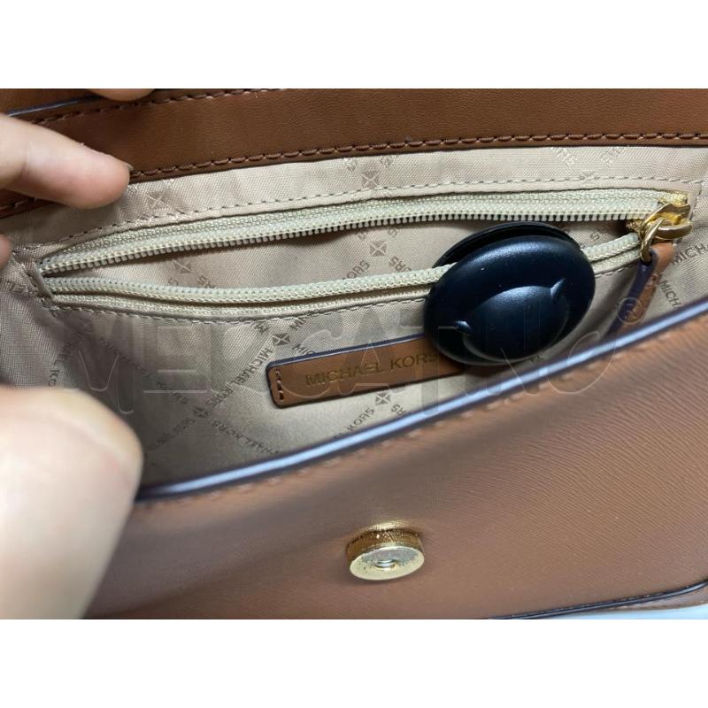 BORSA DONNA TRACOLLA MARRONE MICHAEL KORS JET SET PELLE | Mercatino dell'Usato Pomezia 4