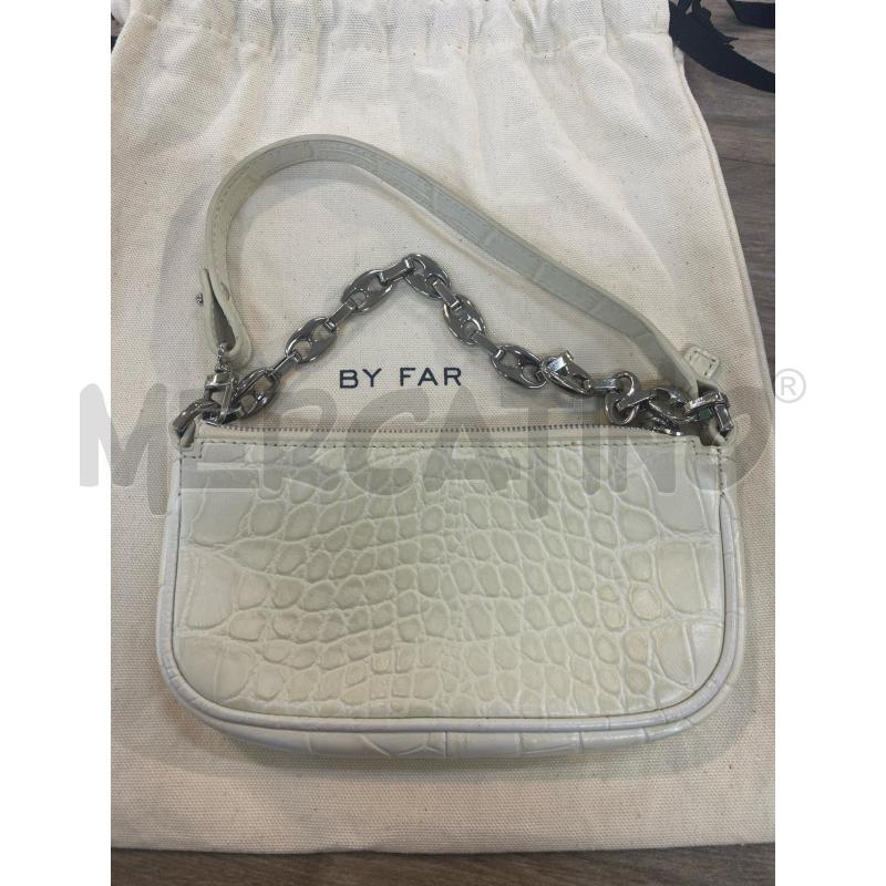 BORSA PICCOLA DONNA BY FAR PANNA CATENA | Mercatino dell'Usato Pomezia 1