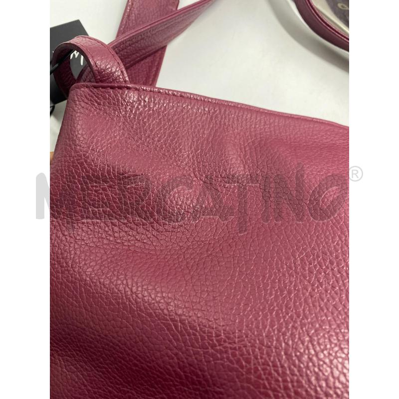 BORSA - ZAINO DONNA IN PELLE VIOLETTO A SACCA | Mercatino dell'Usato Pomezia 5