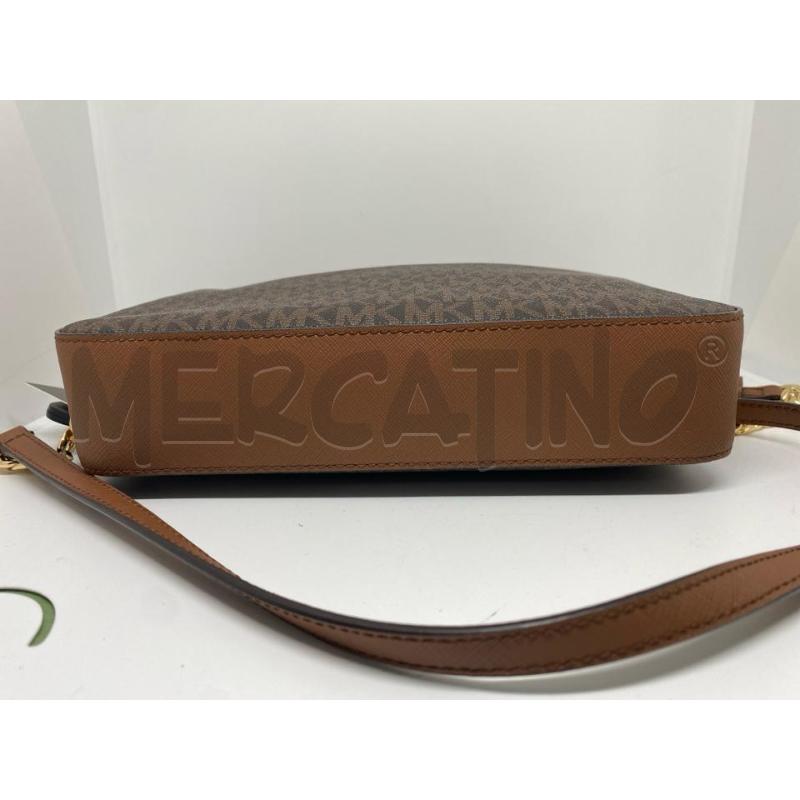 BORSETTA DONNA MICHAEL KORS TRACOLLINA MONOGRAM MARRONE | Mercatino dell'Usato Pomezia 4