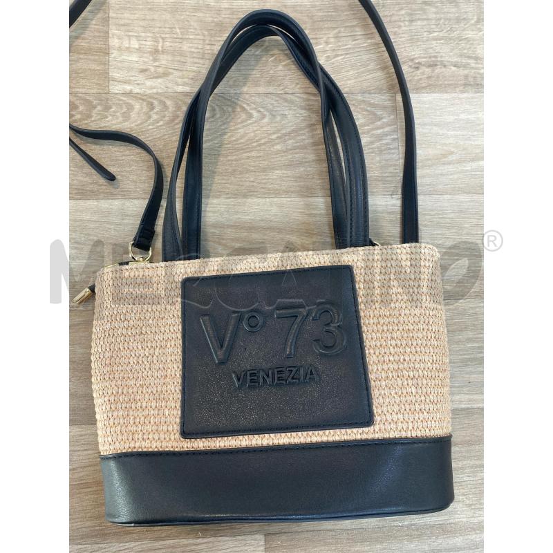 BORSETTA DONNA PAGLIA NERA V 73 MILANO | Mercatino dell'Usato Pomezia 2