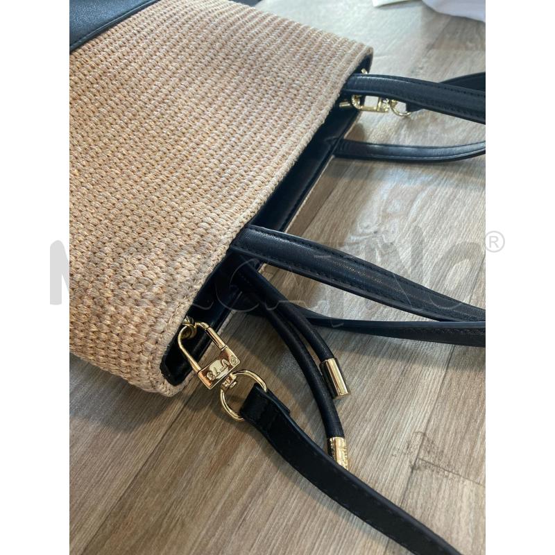BORSETTA DONNA PAGLIA NERA V 73 MILANO | Mercatino dell'Usato Pomezia 4