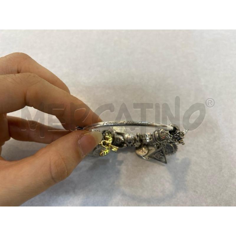 BRACCIALETTO PANDORA 18 CHARMS TEMA HARRY POTTER RIGIDO CHIUSURA BOCCINO | Mercatino dell'Usato Pomezia 2