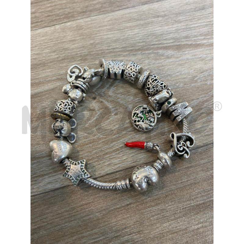 BRACCIALE PANDORA CHARMS CHIUSURA CUORE | Mercatino dell'Usato Pomezia 4