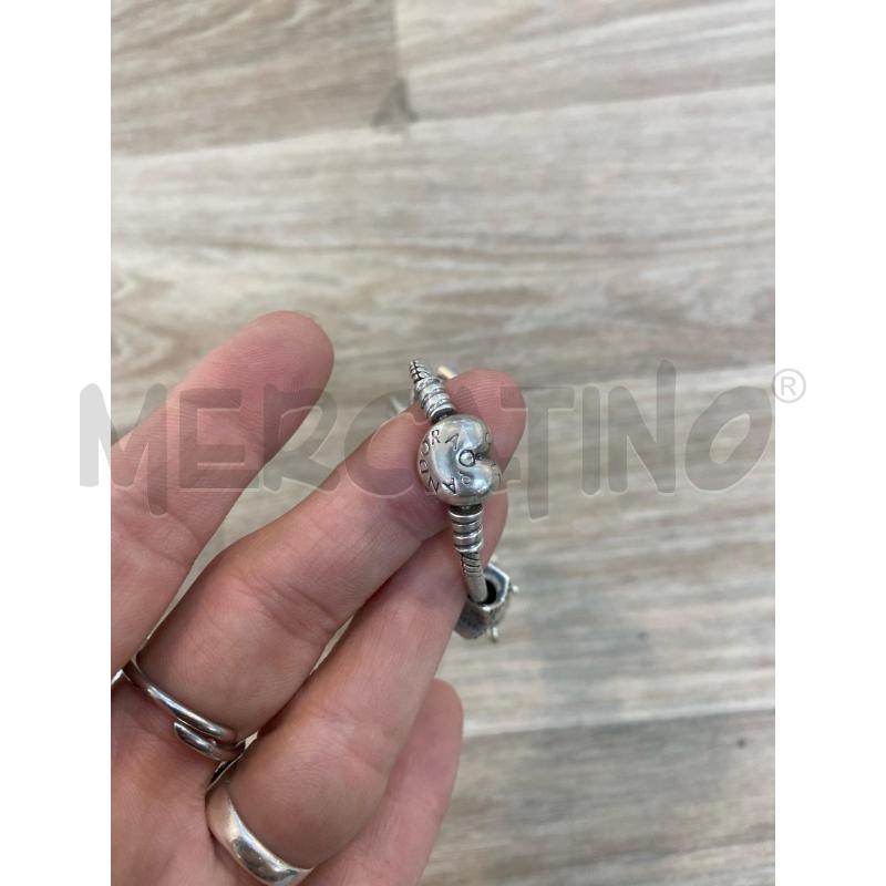 BRACCIALE PANDORA CHARMS CHIUSURA CUORE | Mercatino dell'Usato Pomezia 5
