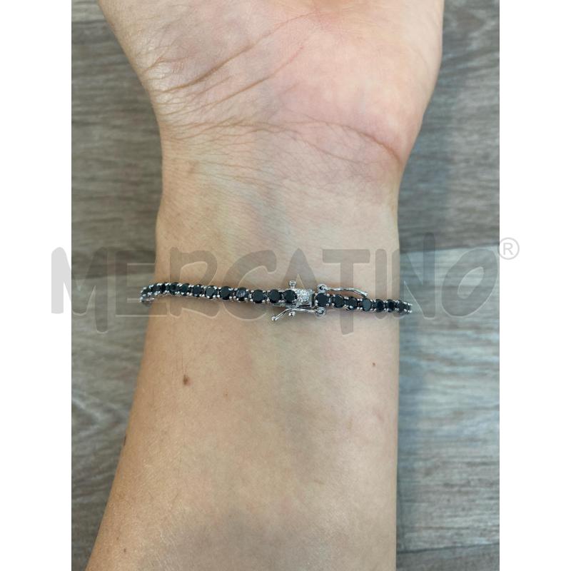 BRACCIALE PINK GIOIELLI UOMO STRASS NERI | Mercatino dell'Usato Pomezia 2