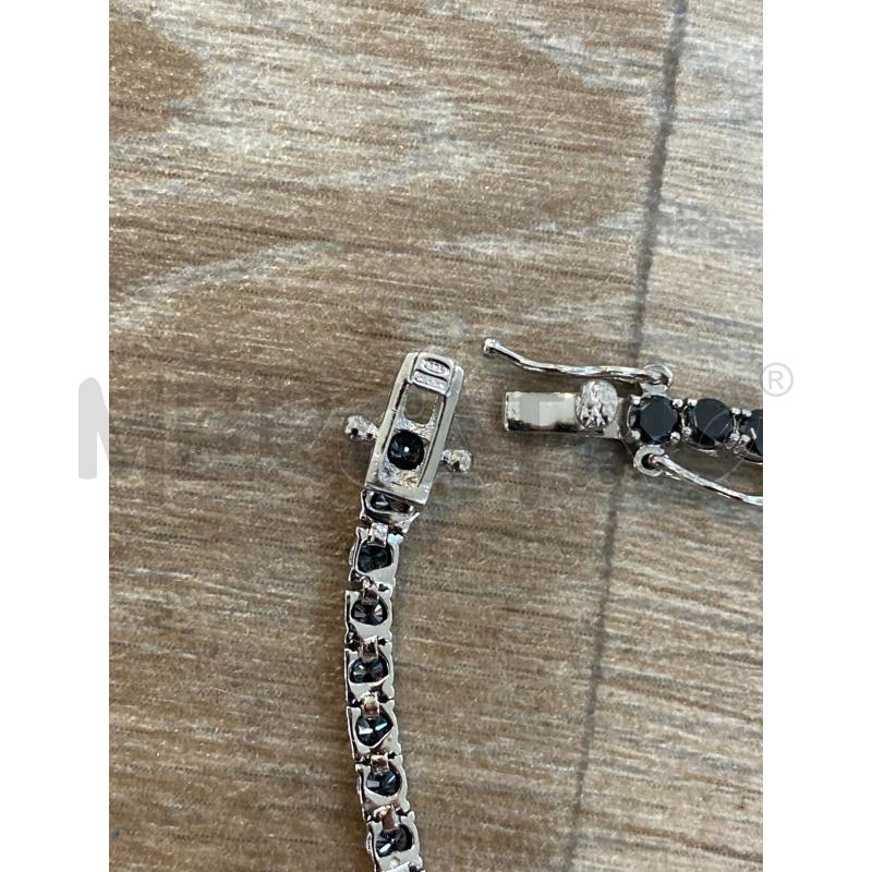 BRACCIALE PINK GIOIELLI UOMO STRASS NERI | Mercatino dell'Usato Pomezia 3