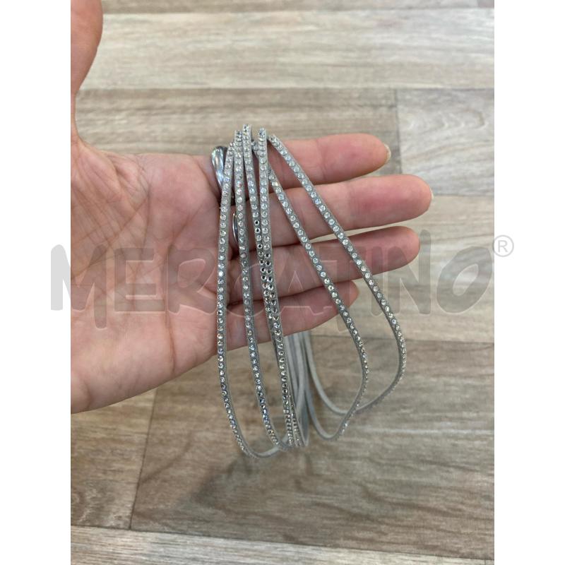 BRACCIALE SWAROVSKI GRIGIO CHIARO STRASS | Mercatino dell'Usato Pomezia 4