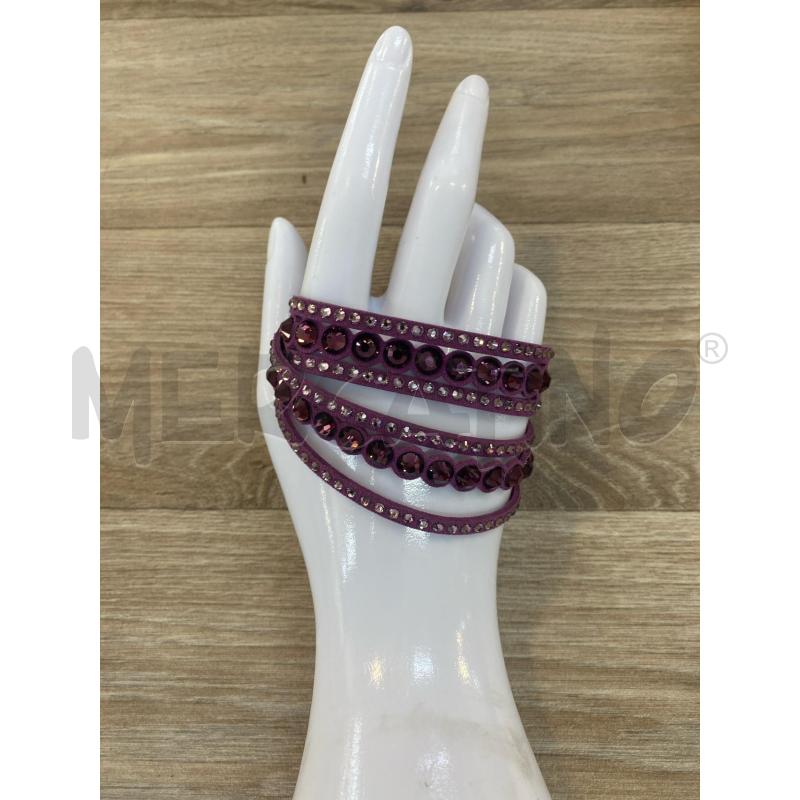 BRACCIALE SWAROVSKI VIOLA STRASS | Mercatino dell'Usato Pomezia 1