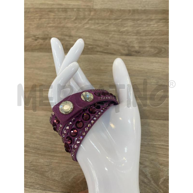 BRACCIALE SWAROVSKI VIOLA STRASS | Mercatino dell'Usato Pomezia 2