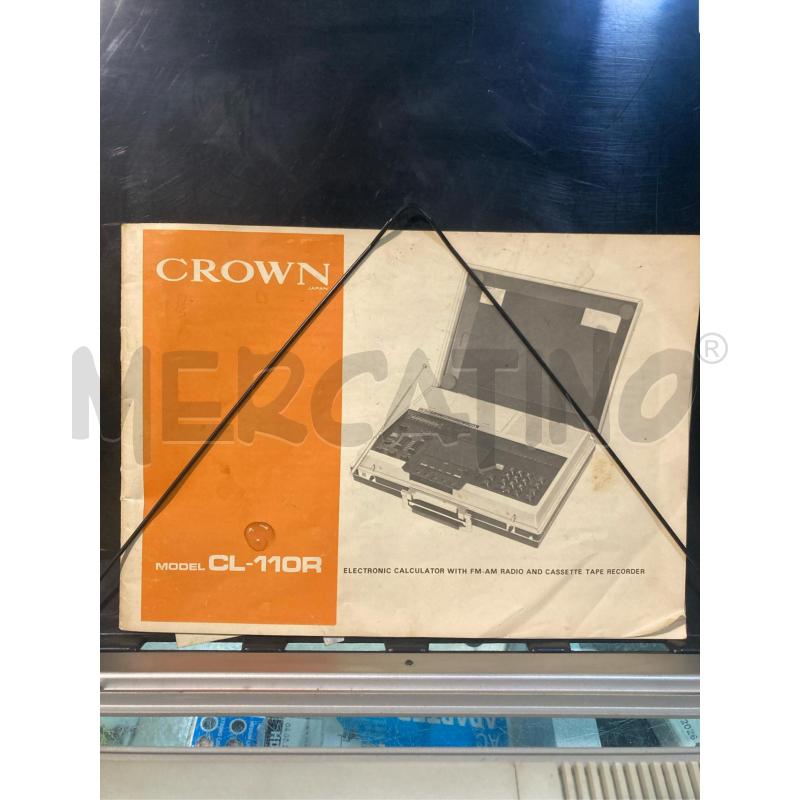 CALCOLATORE ELETTRONICO CROWN CL-110R  | Mercatino dell'Usato Pomezia 2