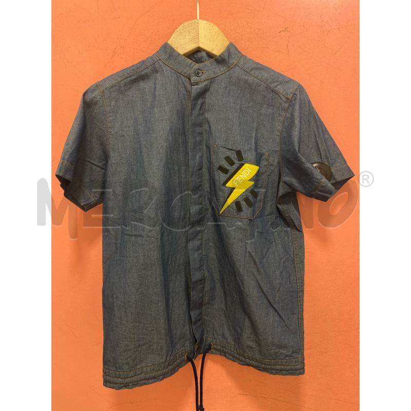 CAMICIA FENDI BAMBINO JEANS MANICA CORTA | Mercatino dell'Usato Pomezia 1