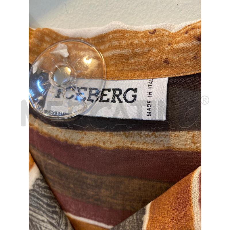 CAMICIA UNISEX ICEBERG BEIGE VERDE FANTASIA | Mercatino dell'Usato Pomezia 3