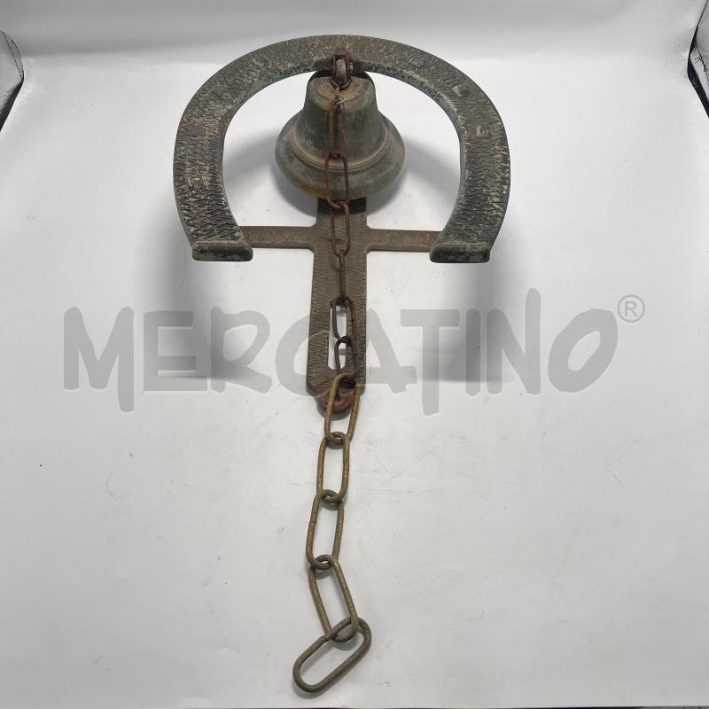 CAMPANA DA PORTONE CON FERRO DI CAVALLO | Mercatino dell'Usato Pomezia 1
