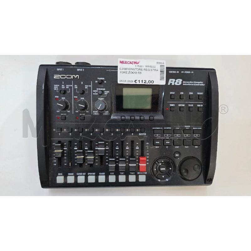 CAMPIONATORE REGISTRATORE ZOOM R8 | Mercatino dell'Usato Pomezia 1