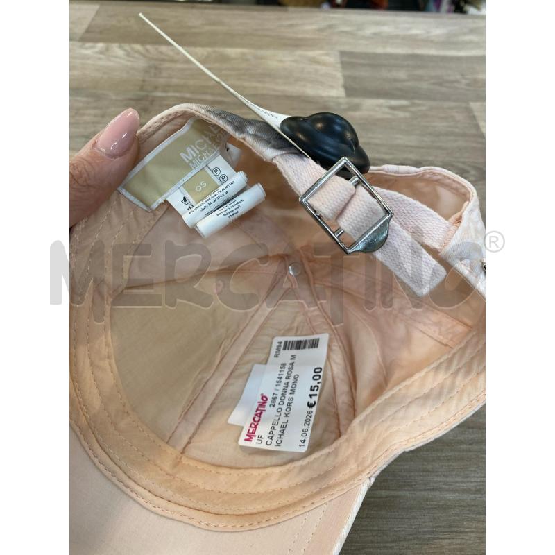 CAPPELLO DONNA ROSA MICHAEL KORS MONOGRAMM | Mercatino dell'Usato Pomezia 2