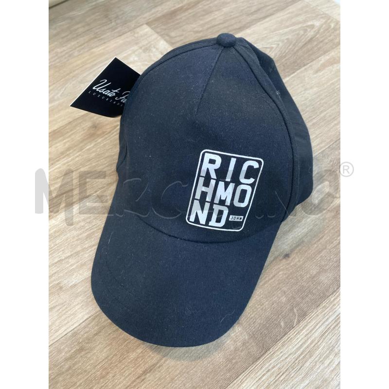 CAPPELLO UOMO NERO RICHMOND SCRITTA BIANCA | Mercatino dell'Usato Pomezia 1