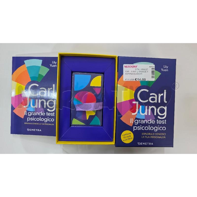 CARL JUNG IL GRANDE TEST PSICOLOGICO NUOVO | Mercatino dell'Usato Pomezia 1