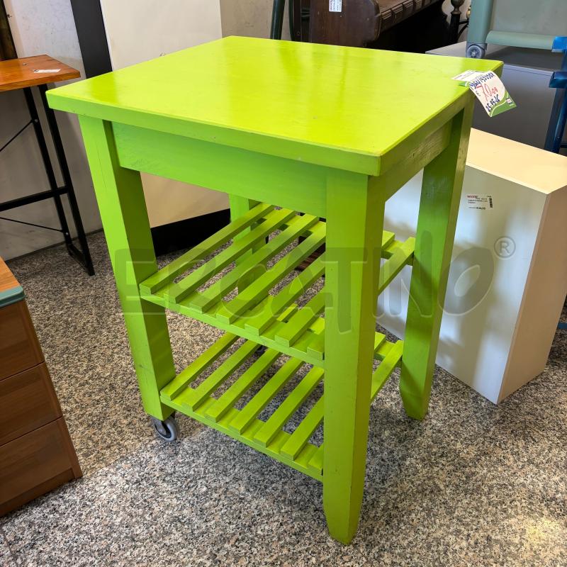 CARRELLO LEGNO VERDE | Mercatino dell'Usato Pomezia 1