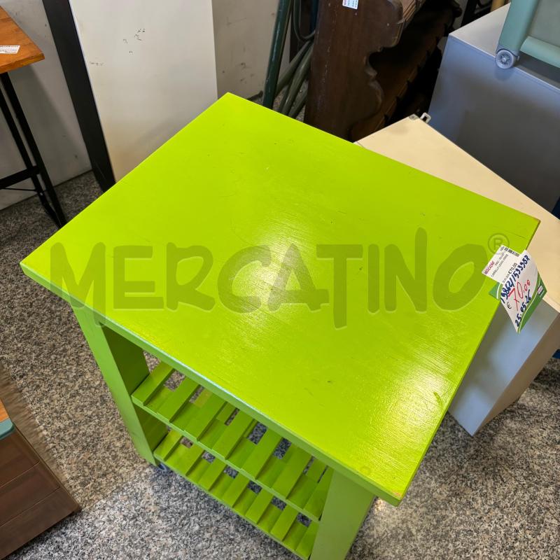 CARRELLO LEGNO VERDE | Mercatino dell'Usato Pomezia 2