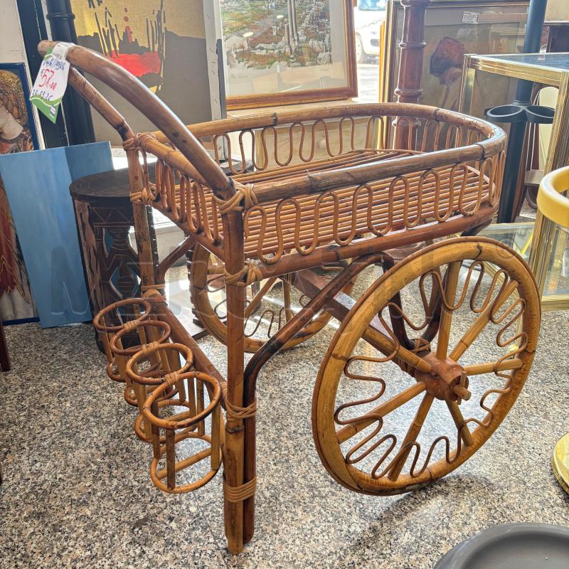 CARRELLO PORTA VIVANDE BAMBO | Mercatino dell'Usato Pomezia 1