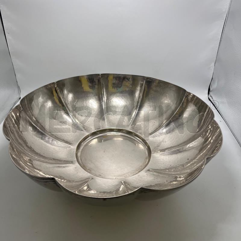 CENTROTAVOLA GRANDE BORDI ONDULATI SILVER PLATED  | Mercatino dell'Usato Pomezia 1