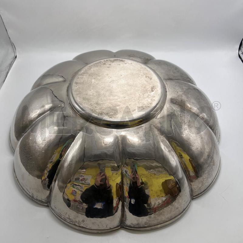 CENTROTAVOLA GRANDE BORDI ONDULATI SILVER PLATED  | Mercatino dell'Usato Pomezia 4