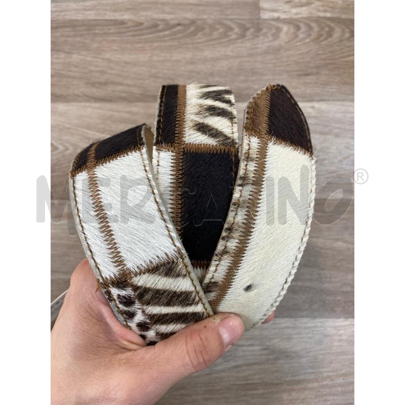 CINTURA DONNA CAVALLINO GREIS PEL R BARBAROSSA ANIMALIER PATCHWORK | Mercatino dell'Usato Pomezia 2
