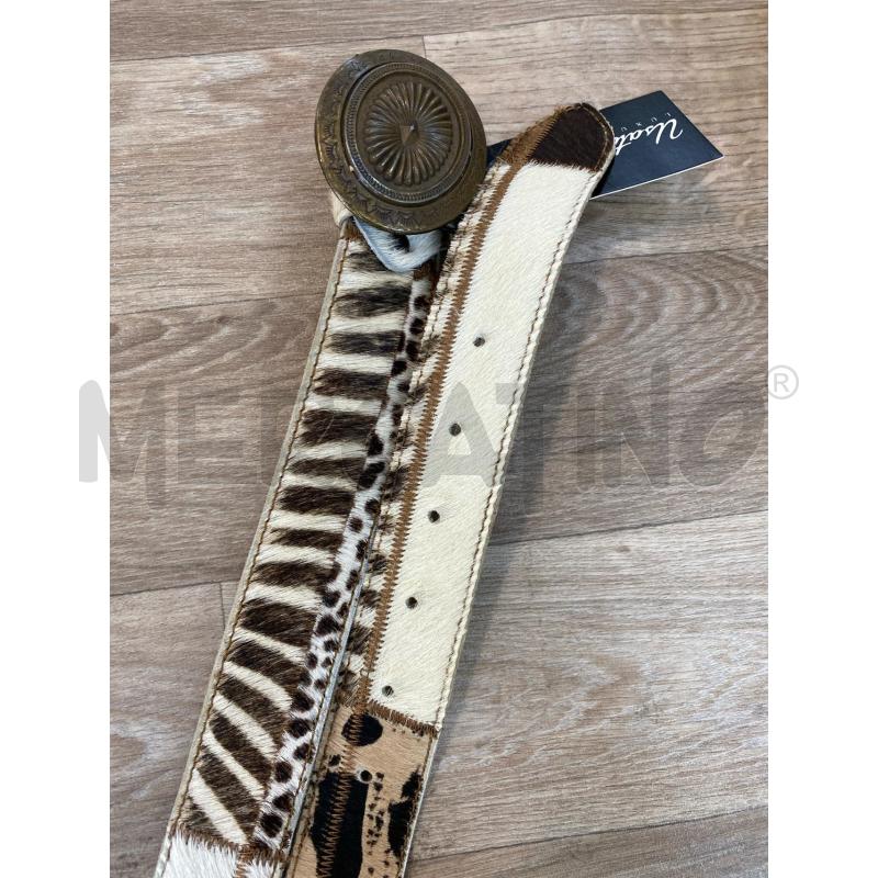 CINTURA DONNA CAVALLINO GREIS PEL R BARBAROSSA ANIMALIER PATCHWORK | Mercatino dell'Usato Pomezia 4