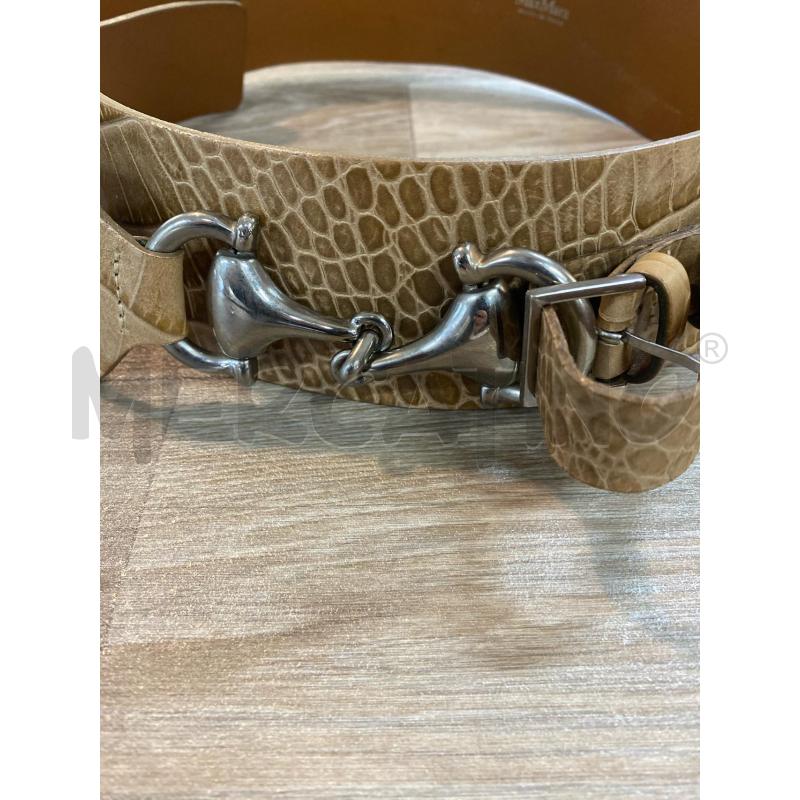 CINTURA DONNA MAX MARA VINTAGE PELLE STAMPA SERPENTE FIB GRANDE | Mercatino dell'Usato Pomezia 3