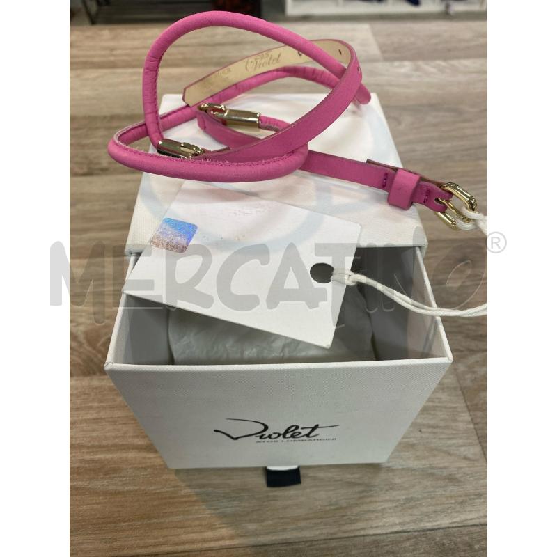 CINTURA DONNA  ATOS LOMBARDINA VIOLA GLITTER ONDULATA | Mercatino dell'Usato Pomezia 1